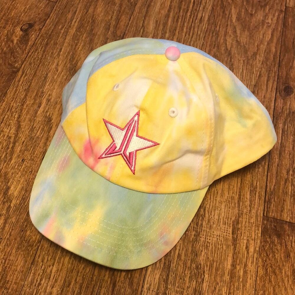 NWOT Jeffree Star Premium Spring Box 2021 Adjustable Tie Dye Hat